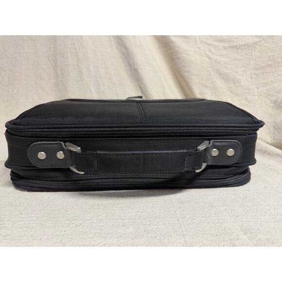 Samsonite Laptop Bag Briefcase 16” Black Soft Case Expandable Travel Work Bag - Picture 5 of 16